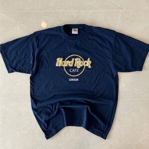 Hard Rock Cafe London Navy Tee